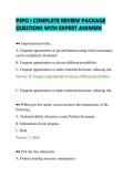 PSPO 1 COMPLETE REVIEW PACKAGE QUESTIONS WITH EXPERT ANSWERS