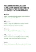 PSU CS 101 MOCK EXAM AND STUDY MATERIAL WITH CODING EXERCISES AND COMPUTATIONAL THINKING SCENARIOS&period;pdf&NewLine;&NewLine;