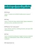 PSW&lowbar;EXAMPREP&lowbar;REVIEW&lowbar;SHEET&lowbar;TESTED&lowbar;QUESTIONS&lowbar;AND&lowbar;ACCURATE&lowbar;ANSWERS