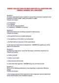 NEHA RS REHS Exam 2026-2027 Practice Test Bank &vert; Questions & Answers