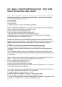 NSG 212 EXAM 3 PRACTICE QUESTIONS 2026&sol;2027 &ndash; STUDY GUIDE&comma; NCLEX-STYLE QUESTIONS & EXAM REVIEW
