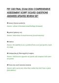 PSY 550 FINAL EXAM 2026 COMPREHENSIVE ASSESSMENT SCRIPT SOLVED QUESTIONS ANSWERS UPDATED REVIEW SET&period;pdf&NewLine;&NewLine;