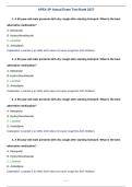 APEA 3P Exam 2027 Practice Test Bank &vert; Pathophysiology&comma; Pharmacology & Assessment