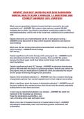 NUR2459 Rasmussen Mental Health Exam 1 2026-2027 &vert; Modules 1-3 Questions