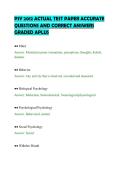 PSY 2012 ACTUAL TEST PAPER ACCURATE QUESTIONS AND CORRECT ANSWERS GRADED APLUS&period;pdf&NewLine;&NewLine;