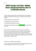 NREMT Practice Test Bank 2027 &vert; Multiple Choice Questions & Certification Prep