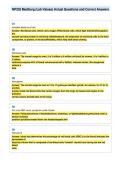 NP235 MedSurg &lpar;Lab Values&rpar; Actual Questions and Correct Answers