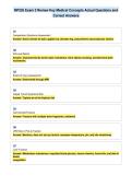 NP235 Exam 2 Review Key Medical Concepts Actual Questions and&NewLine;Correct Answers
