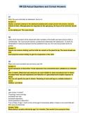 NR 328 Actual Questions and Correct Answers