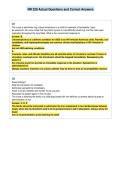 NR 328 Actual Questions and Correct Answers&NewLine;
