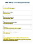NR 328 - Endocrine Actual Questions and Correct Answers&NewLine;