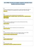 Unit 2 NR328 - Nursing care pediatric respiratory alterations Actual&NewLine;Questions and Correct Answers