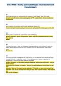 Unit 2 NR328 - Nursing Care Cystic Fibrosis Actual Questions and&NewLine;Correct Answers