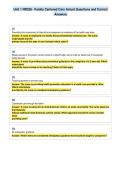 Unit 1 NR328 - Family Centered Care Actual Questions and Correct&NewLine;Answers