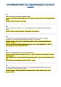 Unit 12 NR328 Tonsillitis Case Study Actual Questions and Correct&NewLine;Answers