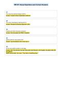 NR 341 Actual Questions and Correct Answers