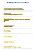 NR 341 final Actual Questions and Correct Answers