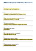 NR 341 Exam 1 &lpar;Respiratory&rpar; Actual Questions and Correct Answers