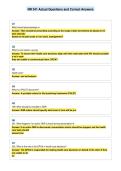 NR 341 Actual Questions and Correct Answers