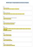 NR 341 Exam 1 Actual Questions and Correct Answers