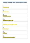 CAS Review NR 341 Exam 1 Actual Questions and Correct Answers