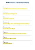 NR 341 Exam 2 Actual Questions and Correct Answers