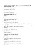 NUR 301 FINAL EXAM 2026&sol;2027 &ndash; COMPREHENSIVE STUDY GUIDE&comma; PRACTICE QUESTIONS & EXAM REVIEW&NewLine;&NewLine;
