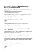 NUR 301 EXAM 2 2026&sol;2027 &ndash; COMPREHENSIVE STUDY GUIDE&comma; PRACTICE QUESTIONS & EXAM REVIEW