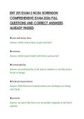 ENT 201 EXAM 2 NCSU SORENSON&NewLine;COMPREHENSIVE EXAM 2026 FULL&NewLine;QUESTIONS AND CORRECT ANSWERS&NewLine;ALREADY PASSED&NewLine;