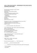 NUR 111 FINAL EXAM 2026&sol;2027 &ndash; COMPREHENSIVE STUDY GUIDE&comma; PRACTICE QUESTIONS & EXAM REVIEW