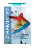 TEST BANK FOR Biochemistry 9th Edition &NewLine;Mary K&period; Campbell