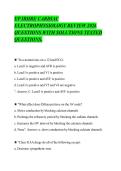 EP IBHRE CARDIAC&NewLine;ELECTROPHYSIOLOGY REVIEW 2026&NewLine;QUESTIONS WITH SOLUTIONS TESTED&NewLine;QUESTIONS&period;&NewLine;