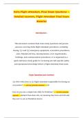 Delta Flight Attendant&comma; Final Exam Questions &mdash; Detailed Answers&comma; Flight Attendant Final Exam Material
