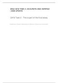 WGU C816 TASK 2 ACCURATE AND VERIFIED 2026 UPDATE