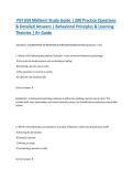 PSY 659 Midterm Study Guide &vert; 200 Practice Questions & Detailed Answers &vert; Behavioral Principles & Learning Theories &vert; A&plus; Guide