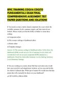 EPIC TRAINING COG170 COGITO FUNDAMENTALS EXAM TERMINAL CERTIFICATION EVALUATION COMPLETE QUESTIONS WITH FULL SOLUTION ALREADY PASSED&period;pdf&NewLine;&NewLine;