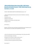 CDN Certified Dialysis Nurse Exam 2026 &vert; 200 Practice Questions & Detailed Answers &vert; NNCC Nephrology Nursing Test Bank &vert; A&plus; Guide