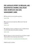 EPIC MODULES PATIENT SCHEDULING AND&NewLine;REGISTRATION TRAINING 2026 FRONT&NewLine;DESK WORKFLOW AND DATA&NewLine;MANAGEMENT GUIDE