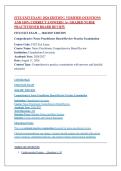 FITZ EXIT EXAM &vert; 2026 EDITION &vert; VERIFIED QUESTIONS AND 100&percnt; CORRECT ANSWERS &vert; A&plus; GRADED NURSE PRACTITIONER BOARD REVIEW