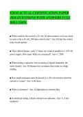 ESCO ACTUAL CERTIFICATION PAPER&NewLine;2026 QUESTIONS WITH ANSWERS FULL&NewLine;SOLUTION&period;&NewLine;