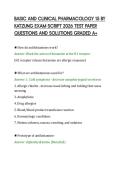 BASIC AND CLINICAL PHARMACOLOGY 15 BY&NewLine;KATZUNG EXAM SCRIPT 2026 TEST PAPER&NewLine;QUESTIONS AND SOLUTIONS GRADED A&plus;