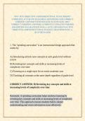 WGU D753 OBJECTIVE ASSESSMENT FINAL EXAM 2026&sol;2027 COMPLETE ACCURATE EXAM REAL QUESTIONS AND CORRECT VERIFIED ANSWERS WITH DETALED RATIONALES &lpar;100&percnt; CORRECT VERIFIED ANSWERS&rpar; CURRENTLY UPDATED VERSION 2026 EDITION &vert;GUARANTEED PASS A&plus; &vert;FULL REVISED WGU D753
