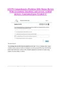 ATI PN Comprehensive Predictor 2026 Master Review  &NewLine;With screenshots&comma; Questions&comma; and correct&comma; verified &NewLine;answers&period; Guaranteed pass &sol;Graded A&plus;