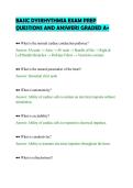 BASIC DYSRHYTHMIA EXAM PREP&NewLine;QUESTIONS AND ANSWERS GRADED A&plus;