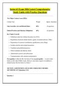 Series 63 Exam 2026 Latest Comprehensive &NewLine;Study Guide with Practice Questions