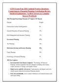 CFP&reg; Exam Prep 2026 Updated Practice Questions&comma; &NewLine;Comprehensive Financial Planning Certification Review&comma; &NewLine;Detailed Explanations&comma; Verified Answers & Complete &NewLine;Success Workbook