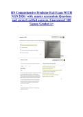 RN Comprehensive Predictor Exit Exam WITH &NewLine;NGN 2026 &sol; with  master screenshots Questions &NewLine;and correct verified answers&period; Guaranteed  100 &NewLine;&percnt;pass &sol;Graded A&plus;