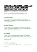 ESCROW SAMPLE TEST &ndash; UTAH &vert; 100&NewLine;QUESTIONS &vert; WITH COMPLETE&NewLine;SOLUTIONS 2026 VERIFIED A&plus;&NewLine;