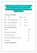 Certified Internal Auditor&reg; &lpar;CIA&reg;&rpar; Exam Prep &NewLine;2026 Comprehensive Study Guide with 100 &NewLine;Practice Questions&comma; Detailed Explanations&comma; and &NewLine;Verified Answers