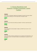 EPIC &rpar; &lpar; Exam Questions and&NewLine;Answers Verified Solutions Latest&NewLine;Update